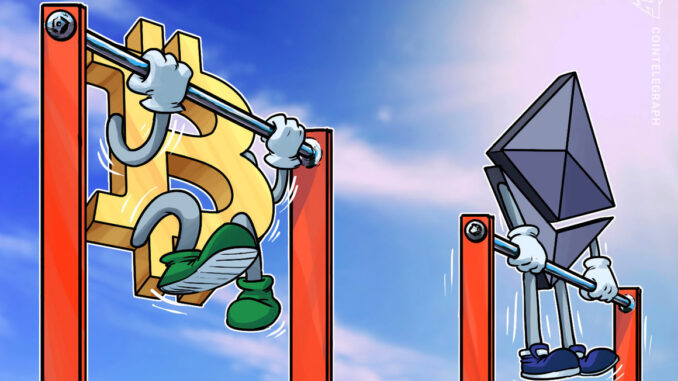 Ether sails past BTC’s daily volume as Grayscale ETH Trust trades at 11% premium