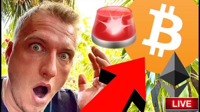 THIS VULCANIC BITCOIN PATTERN JUST BROKE & THIS IS HOW I TRADE IT!!!!!!!!!!! [insane target..]