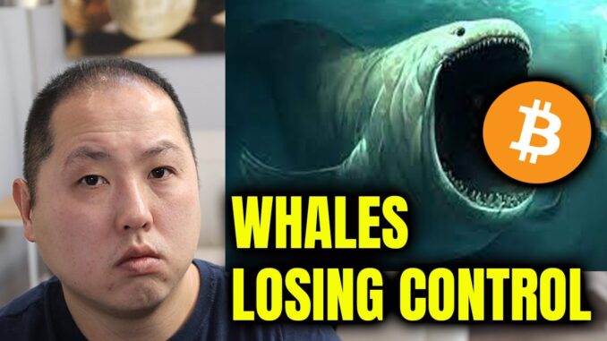 HERE'S WHY BITCOIN WHALES ARE LOSING CONTROL