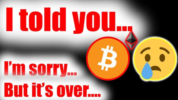 ⚠️ IT'S HAPPENING!!!! ⚠️ [How I Knew Bitcoin & Ethereum Would Crash 50%+]