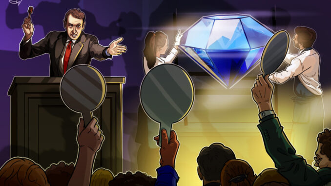 Winner spends fortune in crypto on Sotheby’s diamond auction