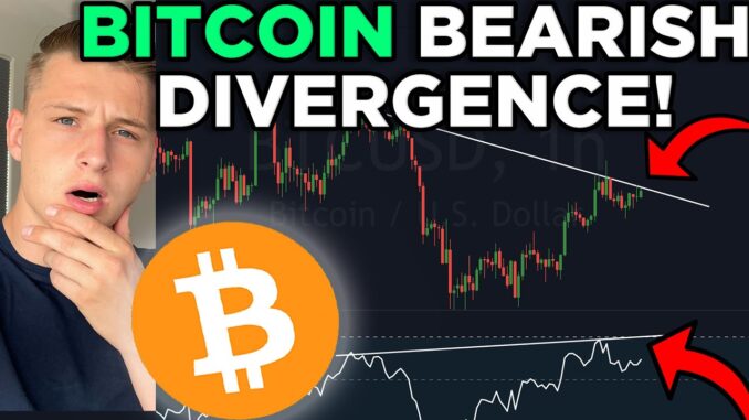 BITCOIN BEARISH DIVERGENCE SIGNALS MARKET CORRECTION! BITCOIN PRICE PREDICTION 2021