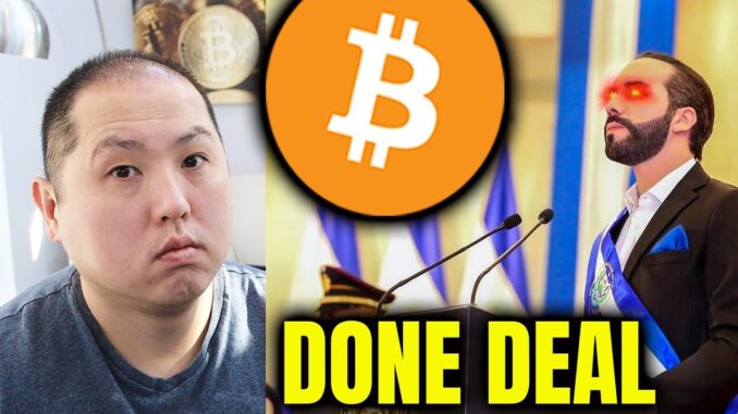 BITCOIN IS NOW LEGAL TENDER IN EL SALVADOR