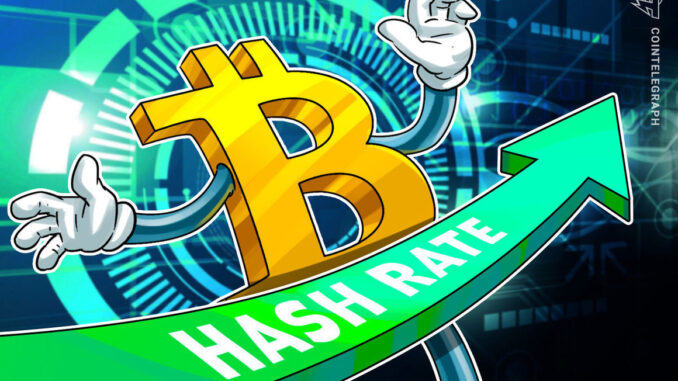 Bitcoin hashrate triples since June 28 in recovery from China syndrome