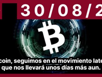 Bitcoin, seguimos en el movimiento lateral que nos llevará unos días más aun.