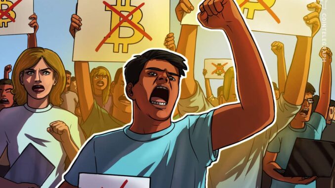 Opposition mounts despite crypto rollout