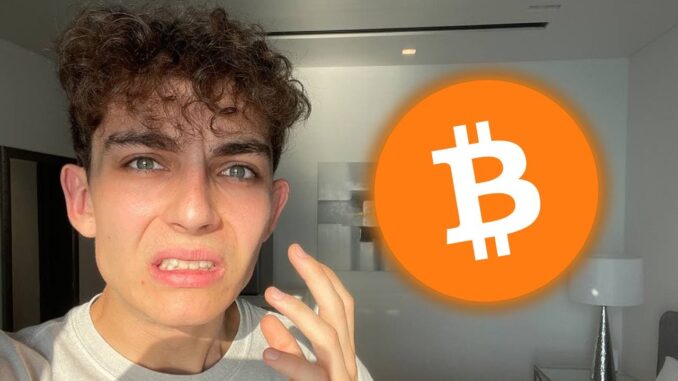 I AM SELLING BITCOIN RIGHT NOW.....