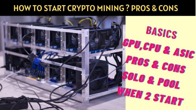 How to Start Cryptocurrency Mining ? Pros & Cons | Tamil | DinuUd