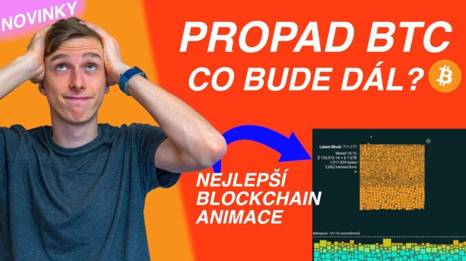 Bitcoin Pád 🚨 Co bude dál❓ Soutěž 🎁 Blockchain & Mempool Animace █ BTC Novinky // KRYPTO Mates