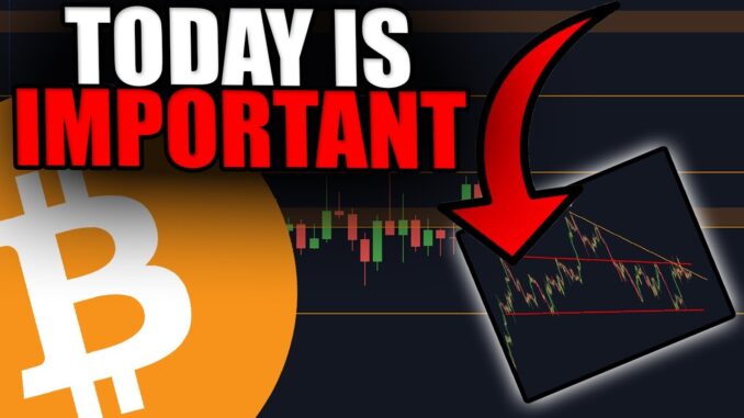 TODAY IS IMPORTANT FOR BITCOIN [Massive Breakout In 24 Hours...]