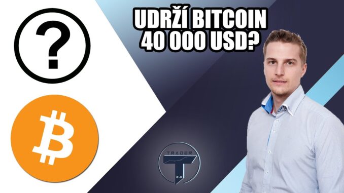 Dokáže Bitcoin udržať support 40 000 USD?
