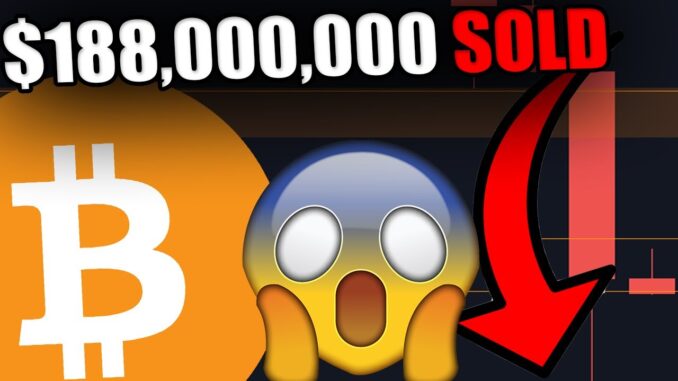 THIS GUY JUST SOLD $188,000,000 BITCOIN [Reason For This Crash]