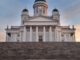 Helsinki Cathedral at sunrise, after a night of partying