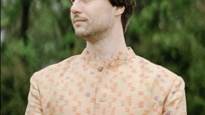 Alex O'Donnell at 
his wedding in 2023.